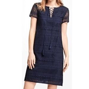 Brooks Brothers Red Fleece eyelet dress